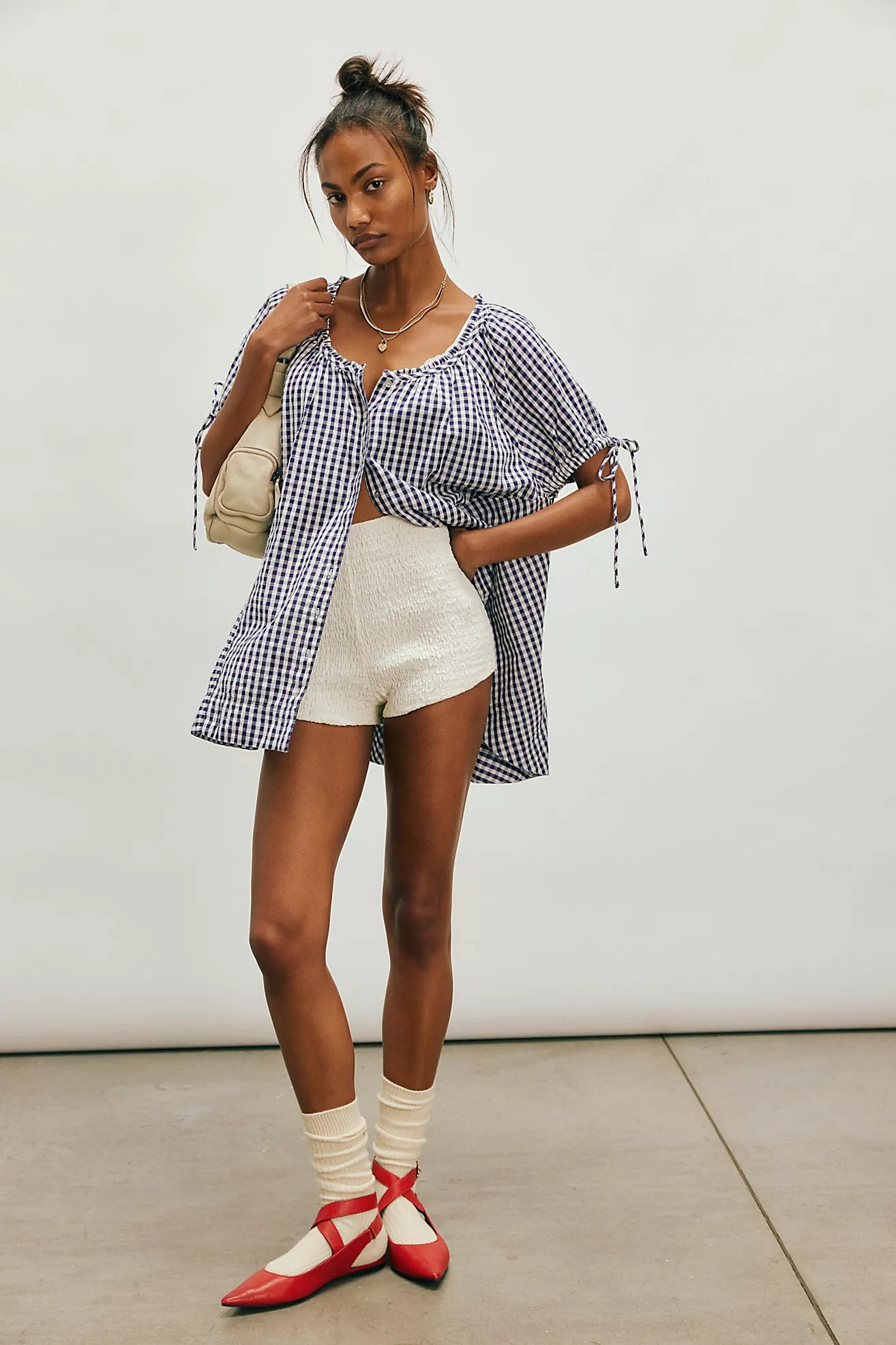 Farley Gingham Tunic Dress – Boutique 16063