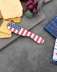 6-Piece American Flag Melamine Cheese Spreader