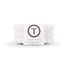 TELETIES - Spiral Hair Coils | Large | Rose Water Pink Hair Ties