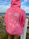 Carolina Beach Hibiscus Hoodie