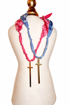 Bandana Cross Necklace