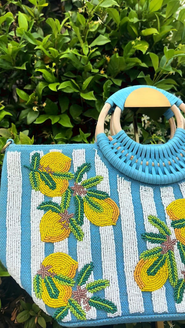 Amalfi Stripe Tote Bag