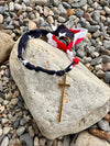 USA Bandana Necklace with charm