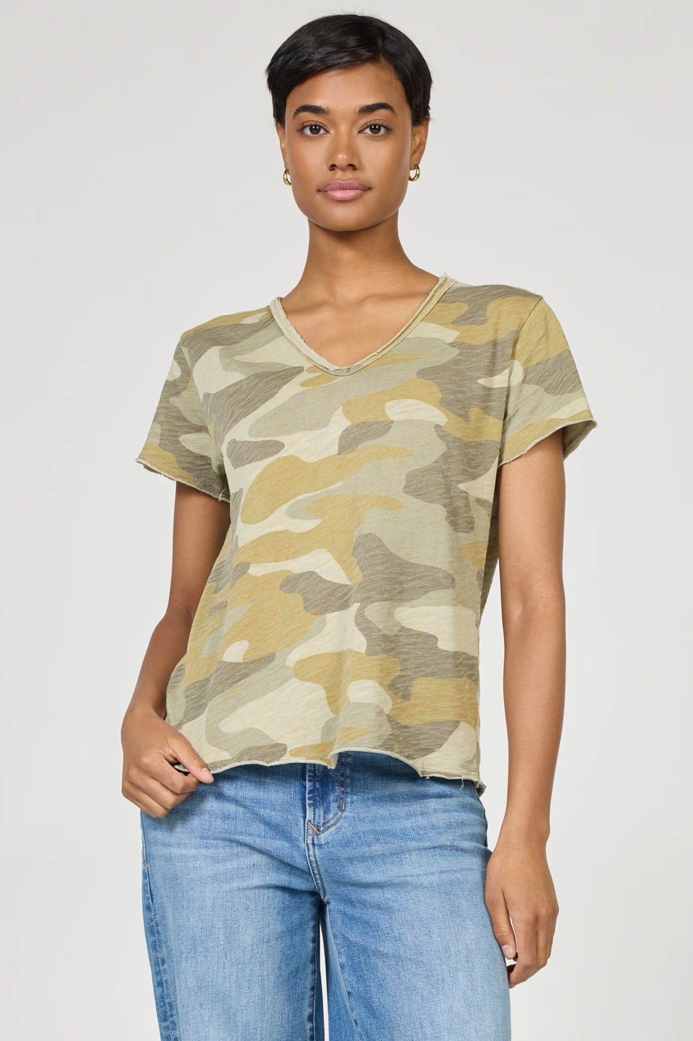 Vanya V Neck Tee