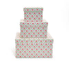 Pink Floral Cotton Paper Box Assortment