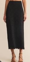 Via Lace Midi Skirt