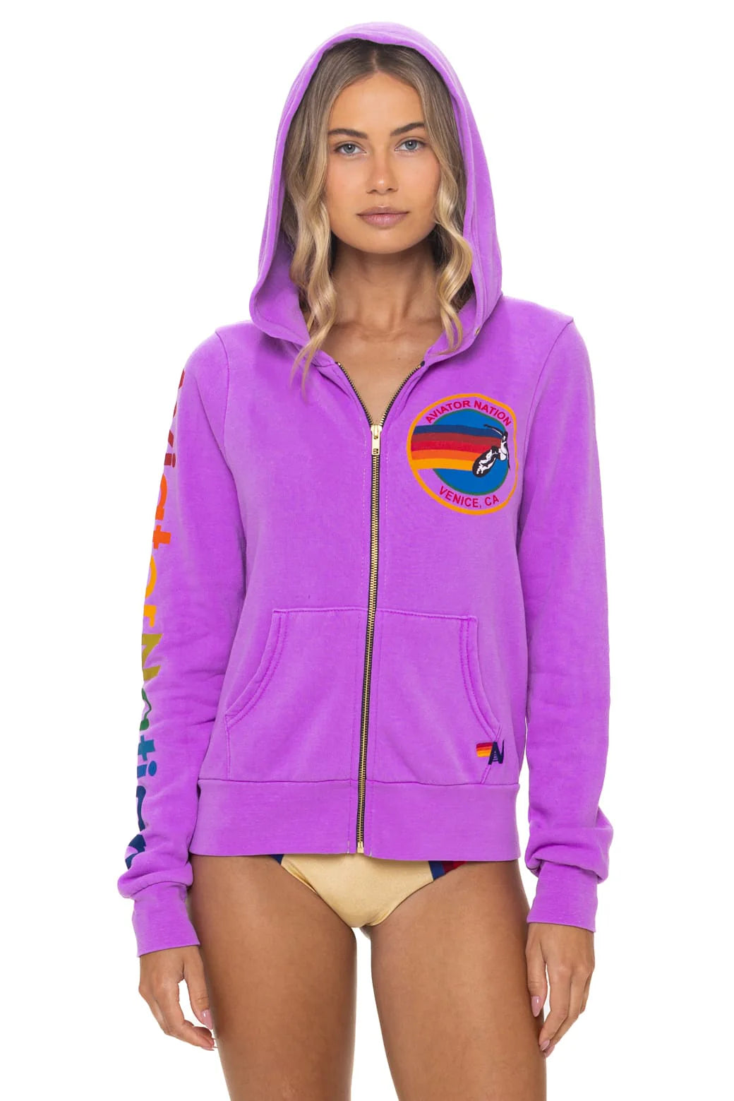 Aviator Nation Logo Zip Up