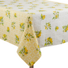Lemon And Block Print Tablecloth