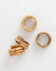 Wrapped Bamboo Napkin Rings