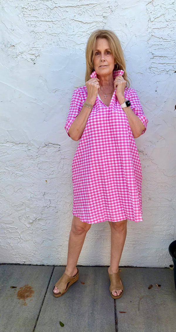 Wednesday Pink Party Dress