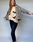 BEL AIR LEOPARD DENIM JACKET