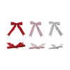 Velvet Clip on Bow