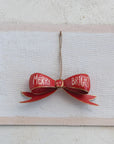 Merry & Bright Iron Bowknot Ornament