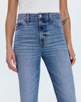 Bri High Rise Slim Straight Jean - Charleston
