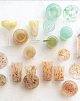12 oz. Blown Confetti Drinking Glass