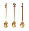 Stainless Steel Spoon w/Fruit Charm