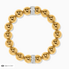 Meridian Gold Stretch Bracelet