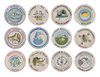 Vintage Hotel Plates