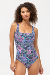 Eyelet Square Neck One Piece