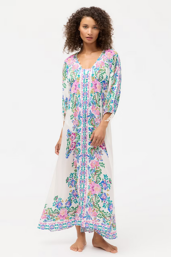 White Melia Long Dress