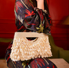 Rainbow Shell Clutch