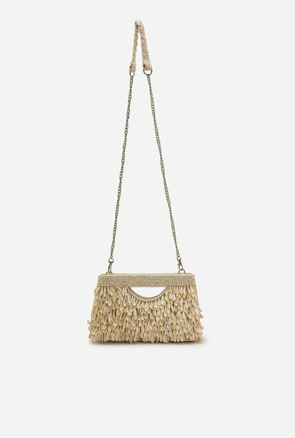 Rainbow Shell Clutch
