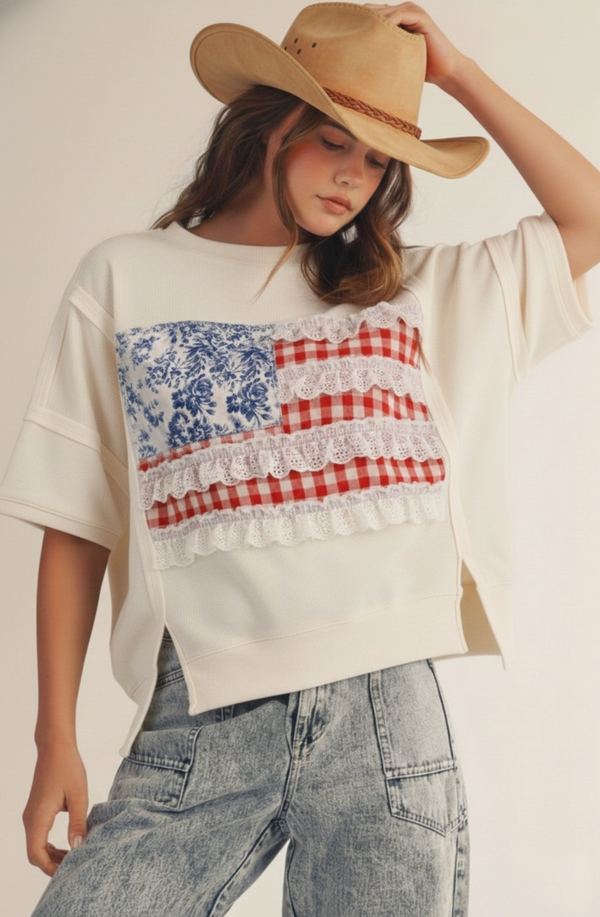 Lacey Flag Tee