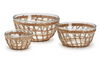 Hand-Woven Lattice Bowls