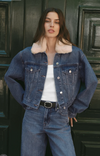Daily Denim Fur Jacket