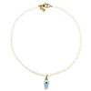 Mother of Pearl Beaded Fish Necklace