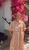 Gigi Dress Orange Crush