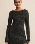 La Marca Sequin Mini Dress