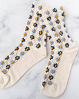 Retro Flower Casual Socks