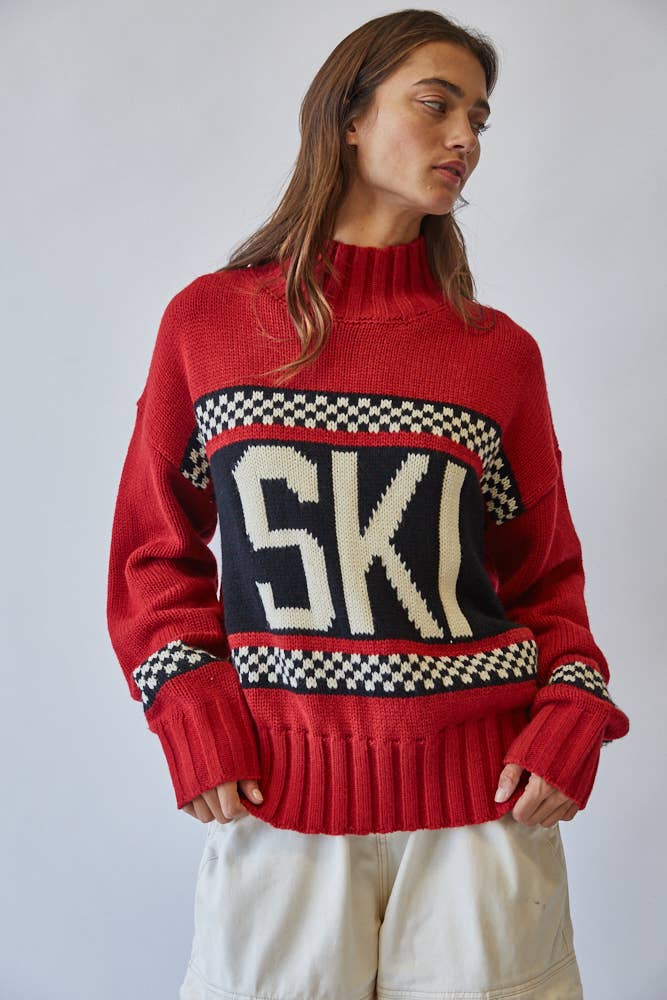 Ski Mock Neck Sweater