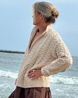 Nantucket  1/2 Zip Cable Flag Sweater