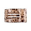 Blonde Tortoise Medium Flat Rectangle Hair Clip