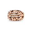 Blonde Tortoise Small Flat Round Clip