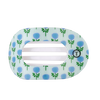Blue Marigold Large Flat Round Hair Clip