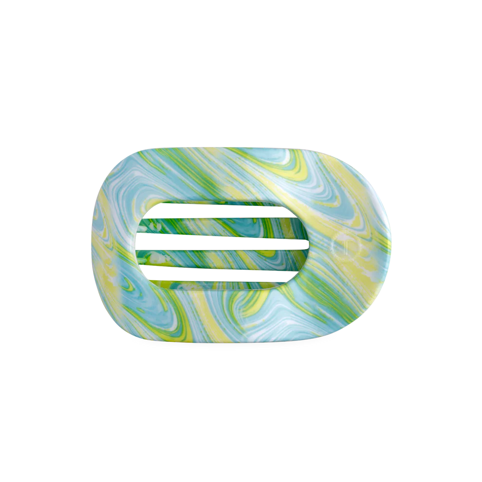 By The Sea Shore Medium Flat Round Clip