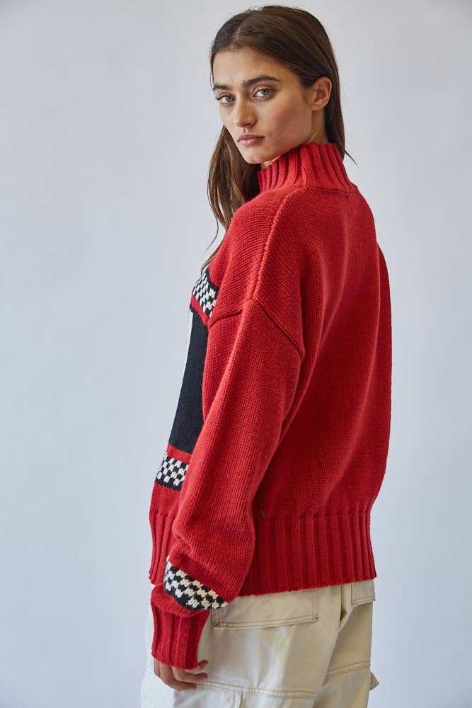 Ski Mock Neck Sweater