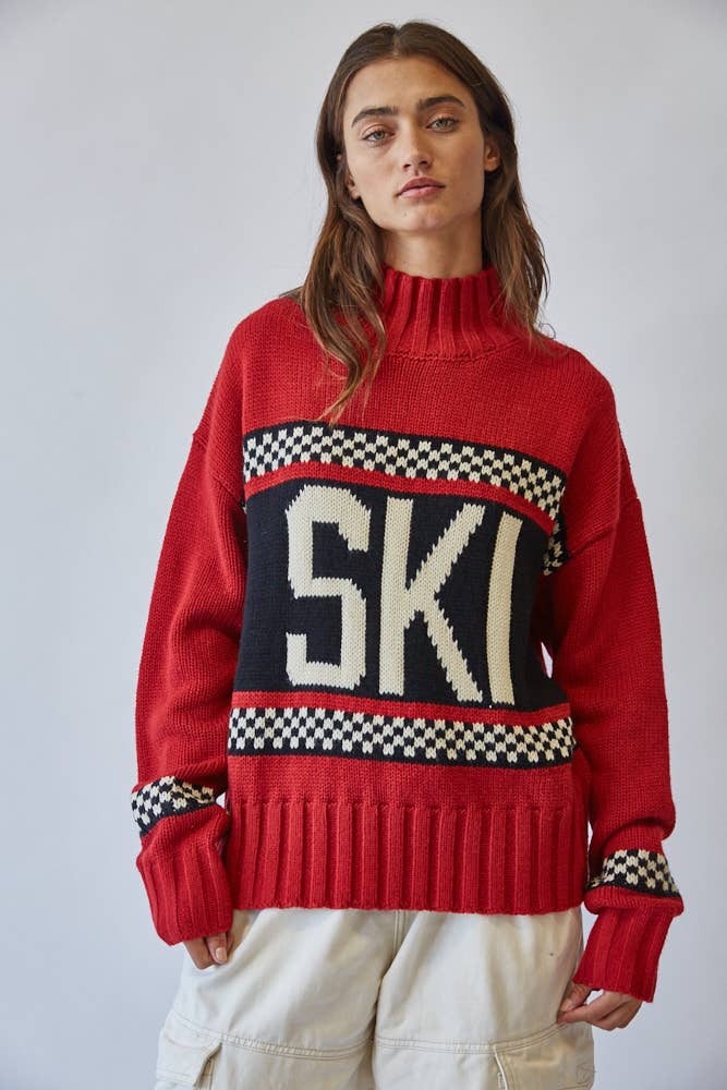 Ski Mock Neck Sweater