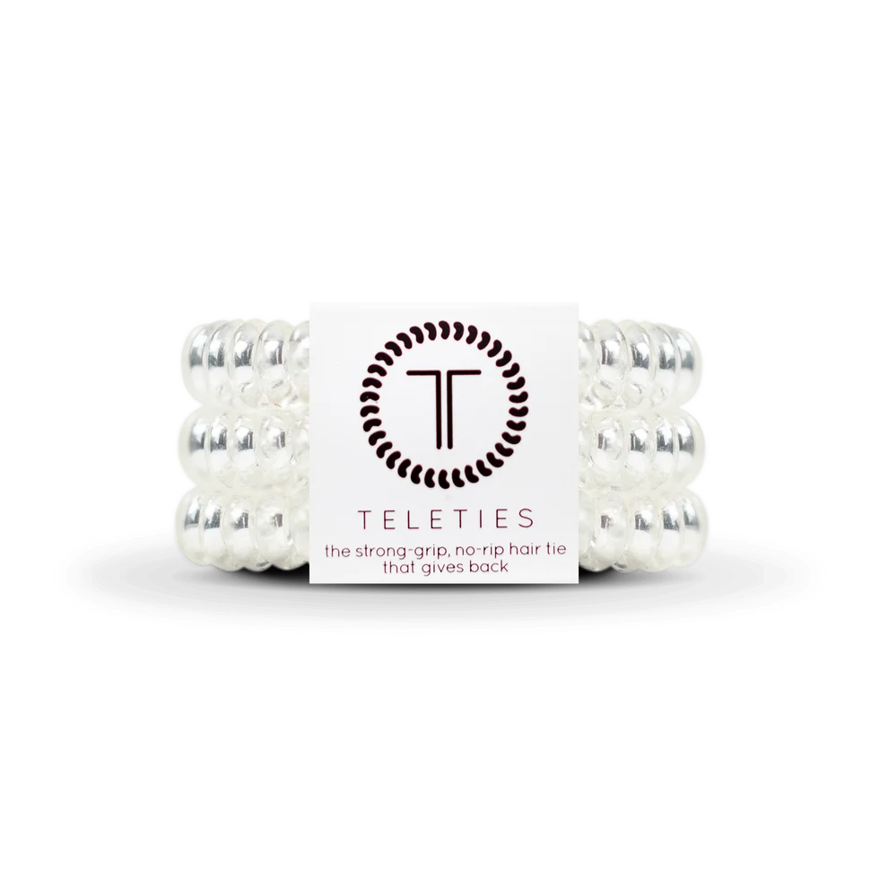 Crystal Clear Large Hair Ties