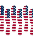 6-Piece American Flag Melamine Cheese Spreader