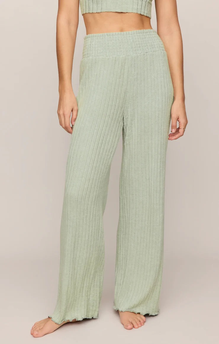 Dawn smocked pant green Z Supply
