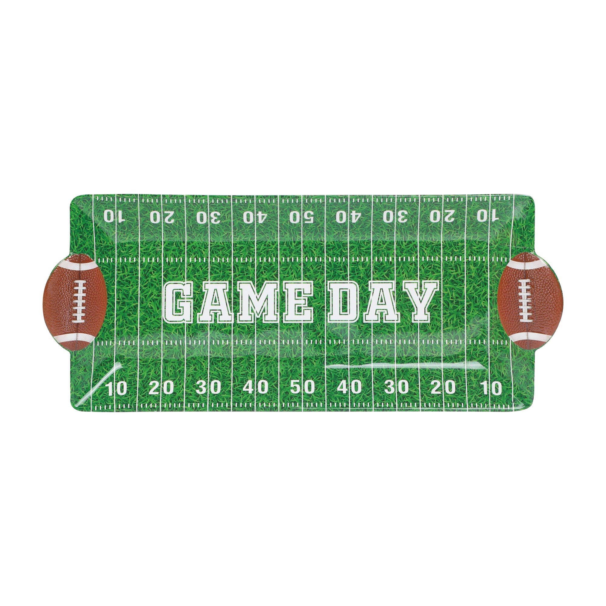Football Melamine Rectangle Tray