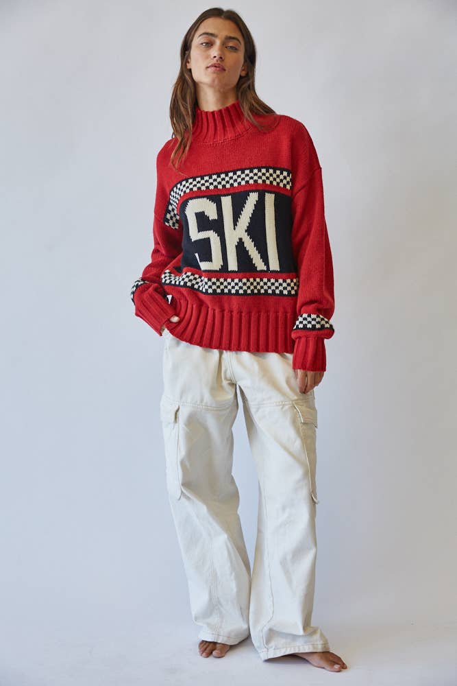 Ski Mock Neck Sweater