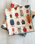 Beetle Cloth Napkins, set of four