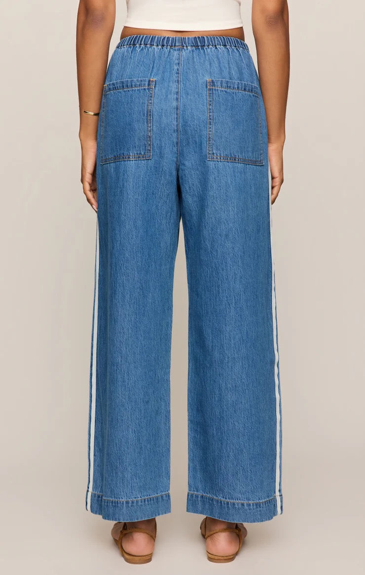 Denim Track Pant