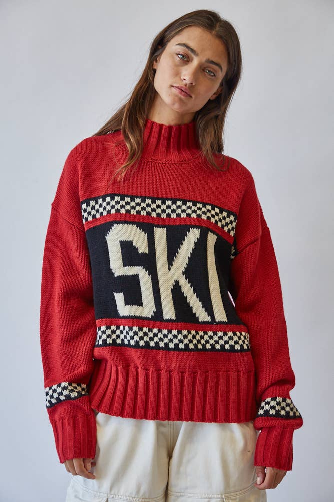 Ski Mock Neck Sweater