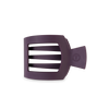 TELETIES - Square Flat Hair Clip | Med. | Burgundy Bliss
